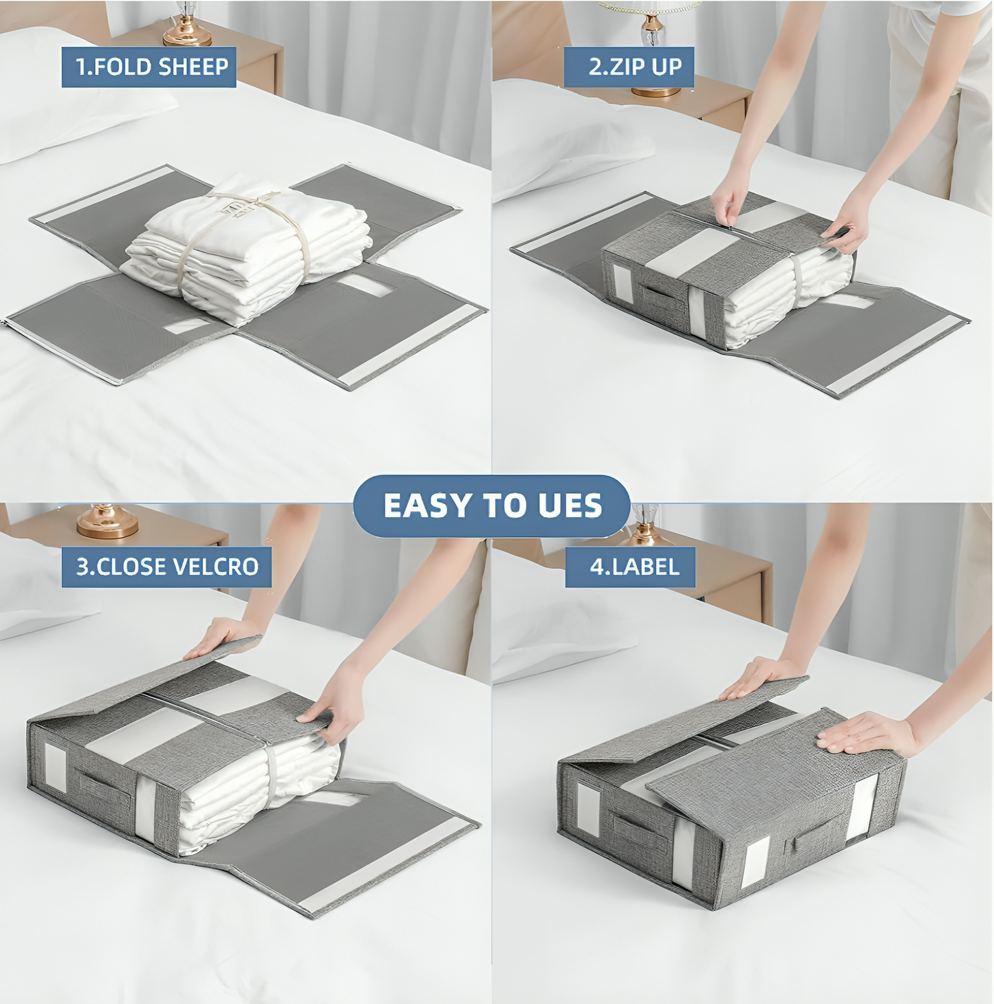 Foldable Bedsheet Organizer